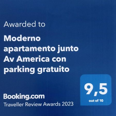 Moderno apartamento junto Av America con parking gratuito Madrid Esterno foto