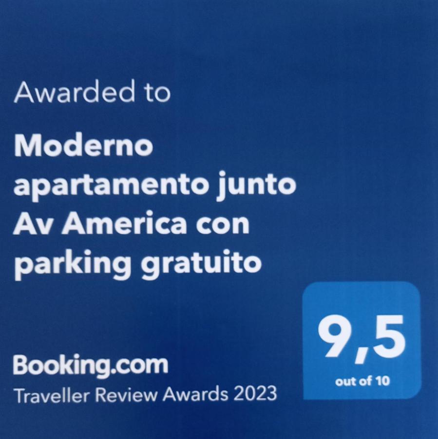 Moderno apartamento junto Av America con parking gratuito Madrid Esterno foto